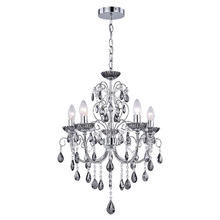 Charley Metal & Crystal 5 Light Chandelier